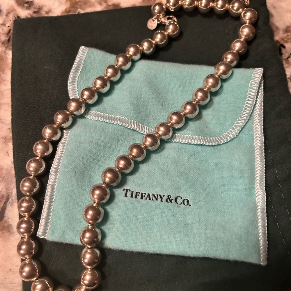 Tiffany & Co. Silver Bead Necklace